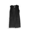 CHALECO NEGRO CON SOLAPA