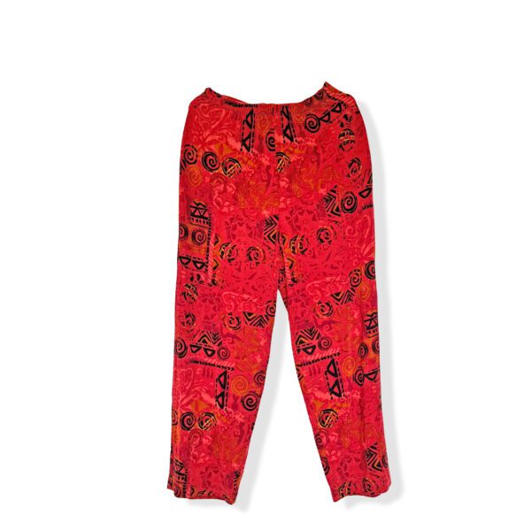 Pantalón rojo fluido
