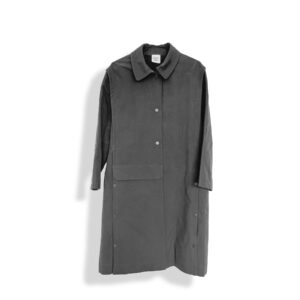 Abrigo Gris con bolsillos Vintage