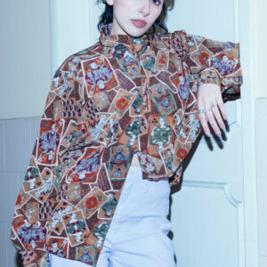 Blusa tarot print vintage