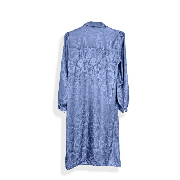 Vestido satinado azul - Image 2