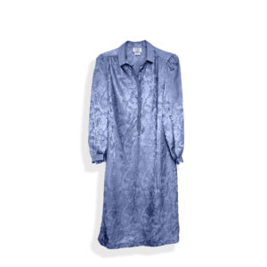 Vestido satinado azul claro